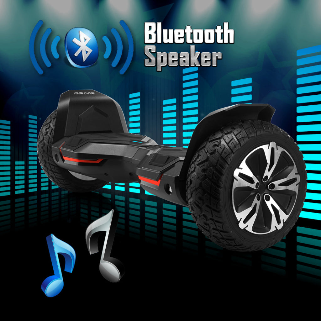 GlareWheel Offroad 8.5'' Hoverboard With Built-In Bluetooth Speaker G2