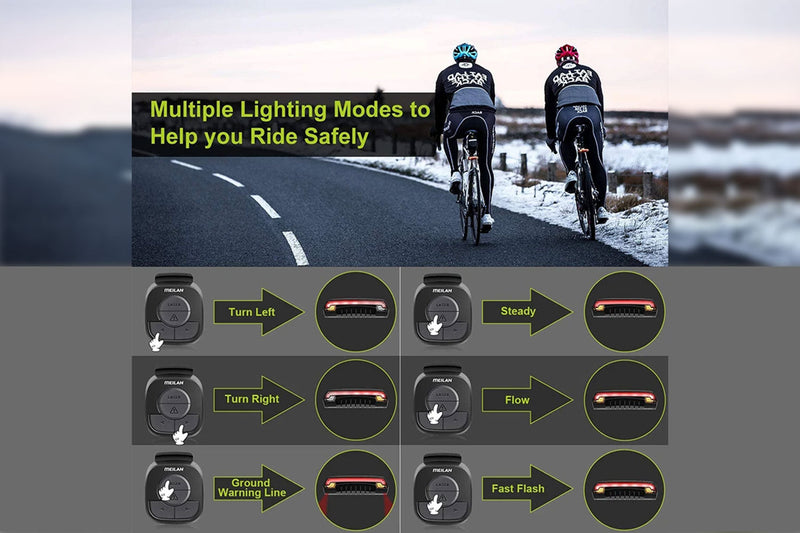 Smart Bike Tail Light with Turn Signals