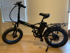 Ecotric 36V 12Ah 500W Fat Tire Portable and Folding Electric Bike