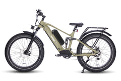 Cheetah Full Suspension Electric Bike-Army Green