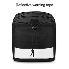 Insulated Trunk Cooler Bag for Warm or Cold Items Bicycle Rack Rear Carrier Bag 8L Large Capacity MTB Bike Pannier Bag with Shoulder Strap & Quick-Release or Installation, Black