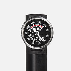 Mini Bike Pump 100 Psi High Pressure Bicycle Tire Pump with Pressure Gauge for Road, Mountain and BMX Bikes, Fits Presta and Schrader