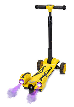 GlareWheel Kids Kick Scooter Smoking Rocket Portable Foldable ES-Y1