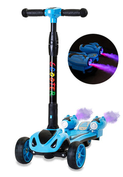 GlareWheel Kids Kick Scooter Smoking Rocket Portable Foldable ES-Y1