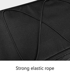 Insulated Trunk Cooler Bag for Warm or Cold Items Bicycle Rack Rear Carrier Bag 8L Large Capacity MTB Bike Pannier Bag with Shoulder Strap & Quick-Release or Installation, Black