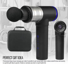 Muscle Massage Gun High-Intensity Vibration with Carry Case and 6 Heads