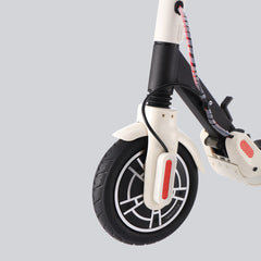 GlareWheel Pro S10  Electric Scooter 8.5 Inch Foldable White