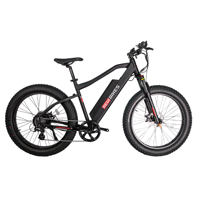 revibikes predator fat tire electric mountain bikes Black 26 inch 48V 500W sale