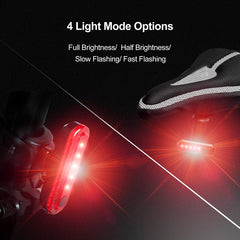 Tail Light USB Rechargeable with 4 Light Modes