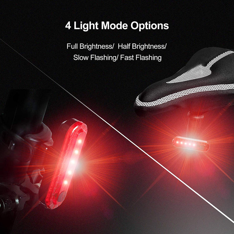 Tail Light USB Rechargeable with 4 Light Modes