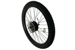 Rear Wheel with Motor & Disc Brake Rotor for Ghost MTB3 Electric Bike