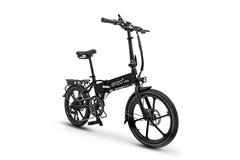 Matte Black Folding Electric Bike