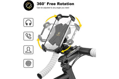 360° Rotation Bike Phone Mount