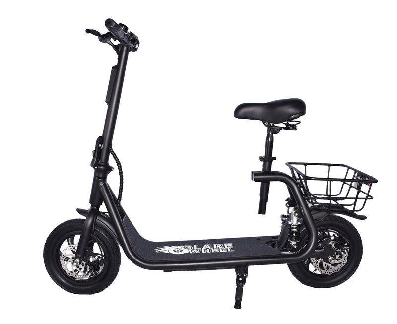 GlareWheel EB-C1PRO Electric Moped High Speed 15mph City Commuting Scooter