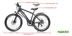 GlareWheel 26" Electric Mountain Bicycle EB-X9