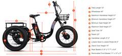 AddMotor 750W MOTAN M-330 P7 20" Step-Thru Fat Trike Electric Bike