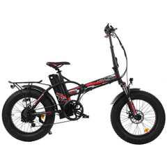 Ecotric 48V Fat Tire Portable and Folding Electric Bike with color LCD display