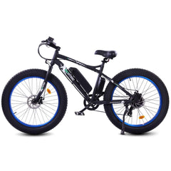 Ecotric Fat Tire 500w 7 Speed Beach Snow Electric Bike- FAT26S900