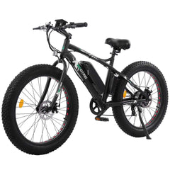 Ecotric Fat Tire 500w 7 Speed Beach Snow Electric Bike- FAT26S900