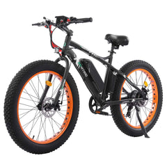 Ecotric Fat Tire 500w 7 Speed Beach Snow Electric Bike- FAT26S900