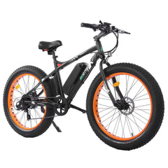 Ecotric Fat Tire 500w 7 Speed Beach Snow Electric Bike- FAT26S900