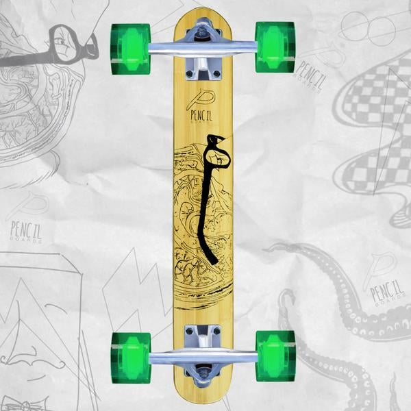 Mini Longboard Skateboard Pencil Boards- Leap Frog