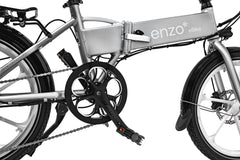 Gray Folding Electric Bike