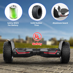 GlareWheel Offroad 8.5'' Hoverboard With Built-In Bluetooth Speaker G2