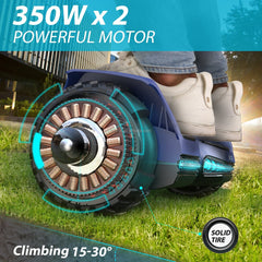 GlareWheel Offroad 8.5'' Hoverboard With Built-In Bluetooth Speaker G2