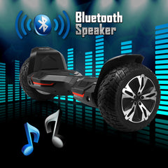 GlareWheel Offroad 8.5'' Hoverboard With Built-In Bluetooth Speaker G2