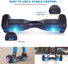 GlareWheel Black M2 Hoverboard Light Up Wheels- UL2272 Certified