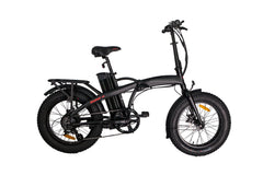 GlareWheel EB-RE Electric Bike Fat Tire Sport Bicycle 500W Racer 7-Speed Gear Max Speed to 28 MPH Foldable freeshipping - GlareWheel