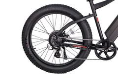 GlareWheel EB-PR Fat Tire 26" Aluminum Frame Suspension Fork Electric Mountain Bicycle