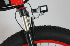 ROAMER - 48V 26" Fat Tire Portable & Folding Electric Mountain Bike (1000W) + Rear Rack & Fenders [Returned package discount | No return | No exchange | No free accessory | Limited warranty]