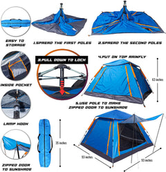 GlareWheel Instant Pop Up Tent