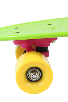 Rainbow PE Skateboard Little Cruiser For Young Skater