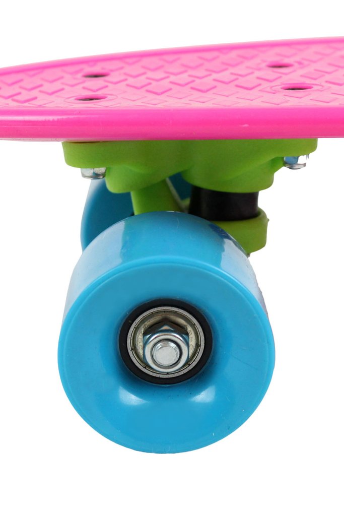 Rainbow PE Skateboard Little Cruiser For Young Skater