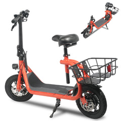 GlareWheel EB-C1 Electric Moped High Speed 15mph City Commuting Scooter