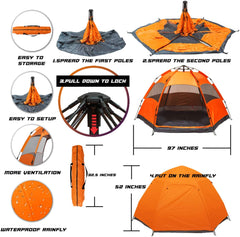 GlareWheel Instant Pop Up Tent