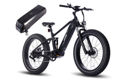 HAOQI® Cheetah Full Suspension Electric Bike - Dual Battery Version Avaliable