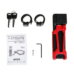 Adsafe New Foldable Lock for NAKTO ebikes Green