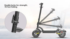 GlareWheel ES-S12PRO Electric Scooter 500W Motor Foldable