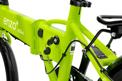 Neon Green Folding Electric Bike