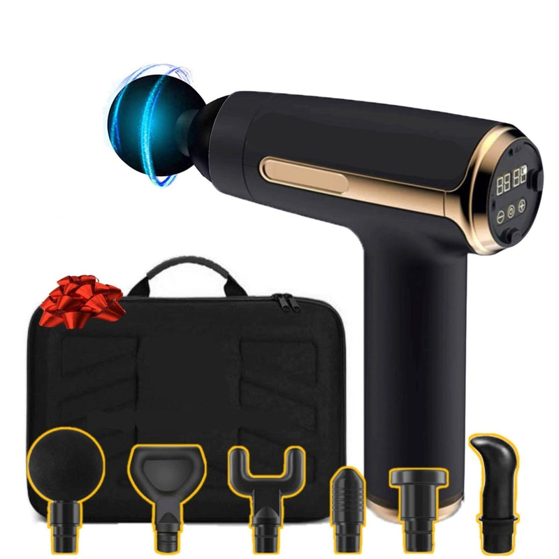 Muscle Massage Gun with 6 Heads 20 Speed High-Intensity Vibration