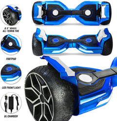 GlareWheel 8.5'' Hoverboard With Built-In Bluetooth Speaker G3