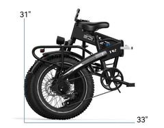 G-FORCE T42 Folding Fat Tire Electric Bike