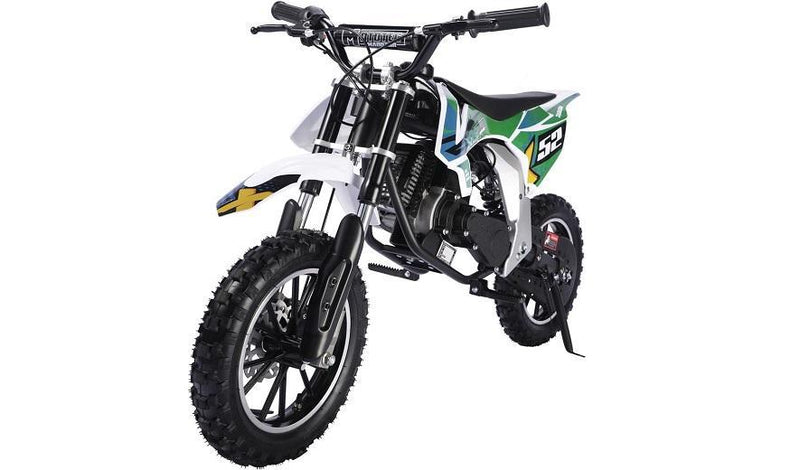 Gas Dirt Bike - MotoTec Warrior 52cc 2-Stroke Kids Gas Dirt Bike