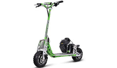 MotoTec UberScoot Evo-70x Green Speed Gas Scooter