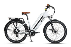 Pacer Commuter Electric Bike (White)