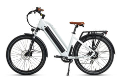 Pacer Commuter Electric Bike (White)